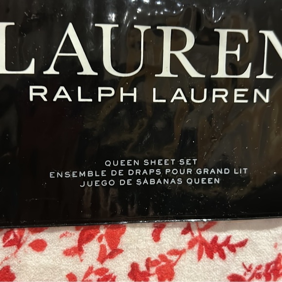 RALPH LAUREN Rhyne Floral Flannel 4 Piece Sheet Set 100% Cotton Queen New - Picture 2 of 5